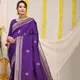 Purple(Black)__Royal Rajgharana Sarees